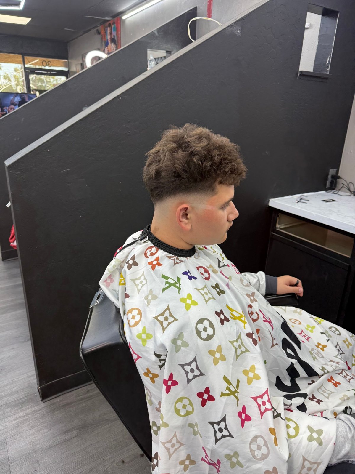 Textured crop with a drop fade by Luke